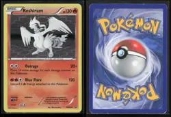 Reshiram BW004 Holo Black And White Promo MP Pokemon - Image 3