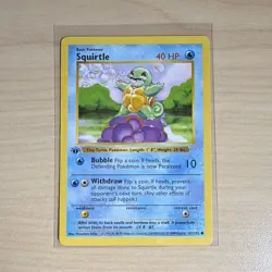 Squirtle Base set 1st edition Shadowless 63/102 - Image 1