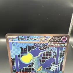 Pokemon TCG Iron Crown ex 158/131 SV: Prismatic Evolutions SIR Full Art Holo- NM - Image 2