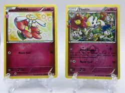 Pokemon TCG Radiant Collection Flabebe RC17/RC32 & Floette RC18/RC32 Holo - LP - Image 1