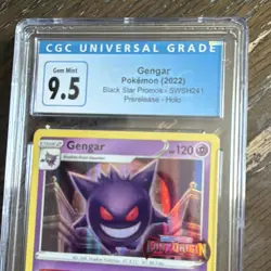 2022 Pokemon TCG Gengar SWSH241 Sword & Shield Promo Prerelease Holo CGC 9.5 EN - Image 4
