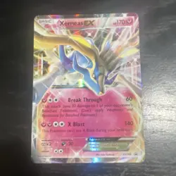 Pokemon TCG Xerneas EX XY149 XY Black Star Promo Holo English 170 HP Basic - Image 1