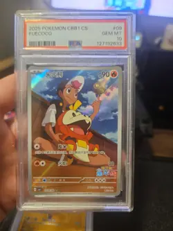 2025 POKEMON SIMPLIFIED CHINESE CBB1 C-GEM PACK VOL 1 #09 FUECOCO PSA 10 - Image 1