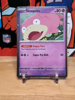Pokemon TCG - Slowpoke Promo MEP 086 NM Pitch Black Checklane - Image 1