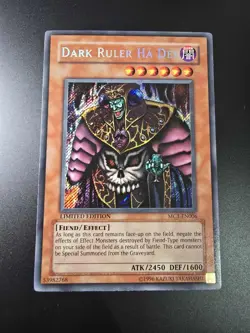 Yugioh - Dark Ruler Ha Des MC1-EN006 Secret Rare Promo - Image 1