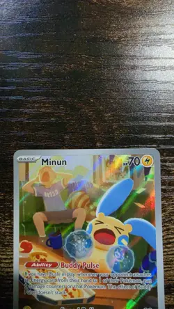 Pokemon Minun 194/182 Illustration Rare Paradox Rift - Image 2