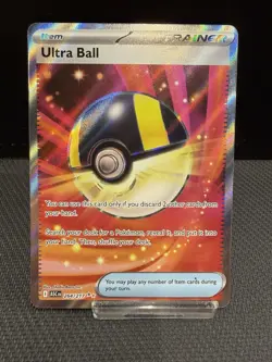 Pokemon Ultra Ball 264/217 Ultra Rare Full Art Holo ME: Ascended Heroes NM - Image 1