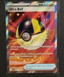 Pokemon Ultra Ball 264/217 Ultra Rare Full Art Holo ME: Ascended Heroes NM - Image 4