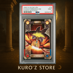 PSA9 Yugioh Sealdass Exodia Forbidden One 1999 Bandai Vintage #13 - Image 1