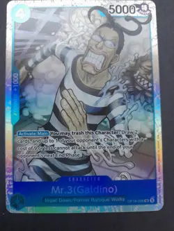 Mr.3(Galdino) OP16-056 SR - One Piece TCG English Card Game Near Mint - Image 1