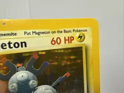 Pokemon Magneton Base Set Holo Rare Card 9/102 60HP WOTC 1999 MP Condition - Image 3