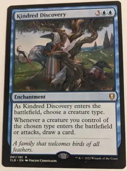 MTG English Magic Card Near Mint KINDRED DISCOVERY, Commander Legends: Baldur's - Image 1