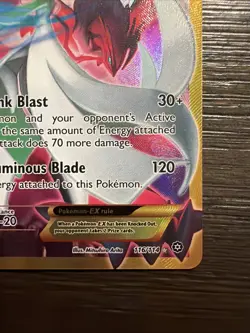 Pokemon Gardevoir-EX TCG Steam Siege Holo Card 116/114 Secret Ultra Rare - Image 4