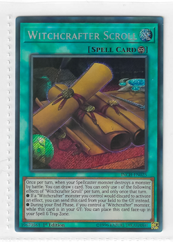 Yugioh! Witchcrafter Scroll - INCH-EN025 - Secret Rare - 1st Edition - Image 1