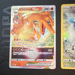 Pokemon TCG Crown Zenith Holo VSTAR 7-Card Lot EN Charizard VSTAR Absol Manaphy - Image 4