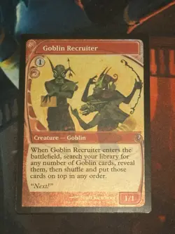 MTG Goblin Recruiter in Foil Treatment (Future Sight) Mystery Booster 2 (MB2) - Image 1