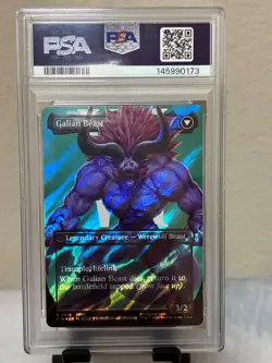 Vincent Valentine (Borderless Surge Foil - PSA 9) Magic The Gathering FF MTG - Image 2