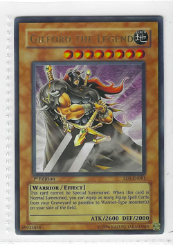 Yugioh! Gilford the Legend - SD5-EN001 - Ultra Rare - 1st Edition - Image 1