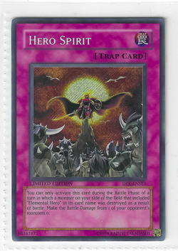 Yugioh! LP Hero Spirit - DPK-ENSE3 - Secret Rare - Limited Edition - Image 1
