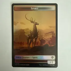Copy/Spirit Token Foil #1/10 Strixhaven Tokens, MTG Token, Magic the Gathering - Image 1