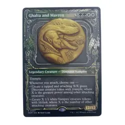 MTG Ghalta and Mavren Showcase MOM LP Legendary Dinosaur Vampire EDH - Image 1