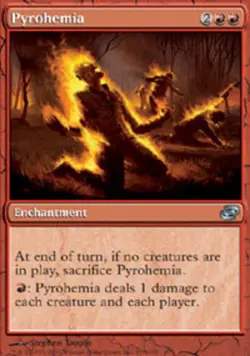1x Pyrohemia Moderate Play MTG Magic - Kid Icarus - - Image 1