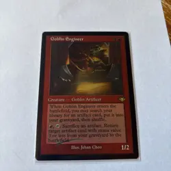 Goblin Engineer (Retro Frame) (Foil Etched) Foil R Modern Horizons 16 LP - Image 1