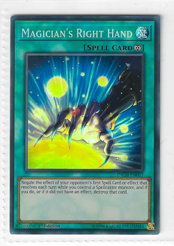 Yugioh! Magician's Right Hand - INCH-EN057 - Rare - 1st Edition - Image 1