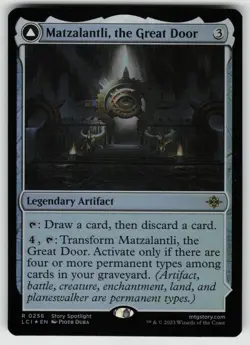 MTG Matzalantli, the Great Door Foil The Lost Caverns of Ixalan # 256 NM - Image 1