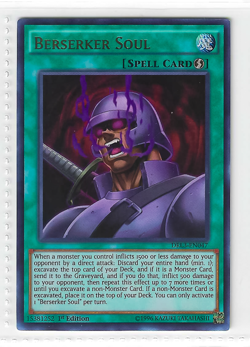 Yugioh! Berserker Soul - DRL3-EN047 - Ultra Rare - 1st Edition - Image 1