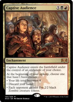 Captive Audience RNA 160 Mythic Ravnica Allegiance Magic: The Gathering NM - Image 1