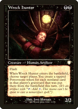 MTG - Wreck Hunter - Retro Frame - The Brothers' War - Magic the Gathering - Image 1