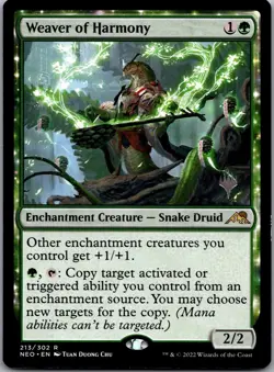 Weaver of Harmony 213 Promo Pack: Kamigawa: Neon Dynasty Magic: The Gathering LP - Image 1
