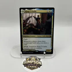 MTG Marvel Super Heroes King T'Challa 0219 Mythic - Image 1