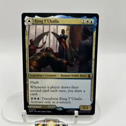 MTG Marvel Super Heroes King T'Challa 0219 Mythic - Image 2