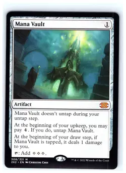 Mana Vault 308 Mythic Double Masters 2022 Magic: The Gathering Near Mint - Image 1