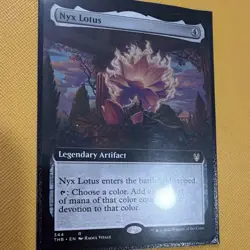 Wizards of the Coast MTG Nyx Lotus 0344 Regular Extended Art Rare EN Theros - Image 2