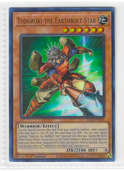 Yugioh! Todoroki The Earthbolt Star - BLCR-EN035 - Ultra Rare - 1st Edition - Image 1