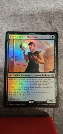 FOIL The Cabbage Merchant - Avatar: The Last Airbender: Eternal-Legal (TLE) MTG - Image 1