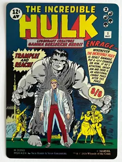- Marvel - MTG - Bruce Banner / The Incredible Hulk - Foil - Image 2