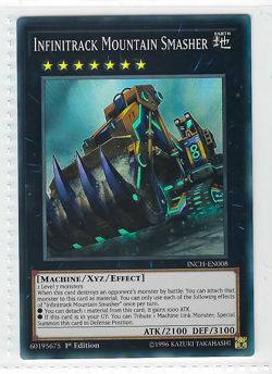 Yugioh! Infinitrack Mountain Smasher - INCH-EN008 - Super Rare - 1st Edition - Image 1