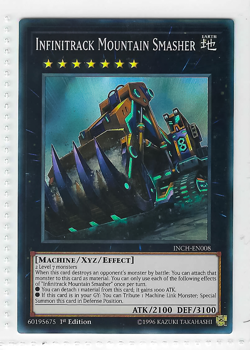 Yugioh! Infinitrack Mountain Smasher - INCH-EN008 - Super Rare - 1st Edition - Image 1