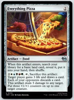 Everything Pizza 0173 Teenage Mutant Ninja Turtles MTG NM - Image 1
