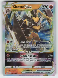 Kleavor VSTAR Promo SWSH: Sword & Shield Promo Cards SWSH249 Pokemon - Image 1