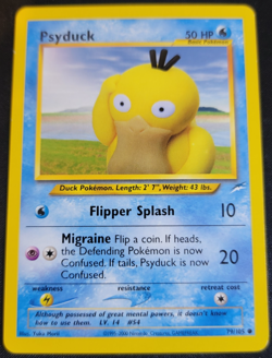 Psyduck # 79/105 Neo Destiny Set Pokemon Trading TCG Rares Game Cards NM - Image 1