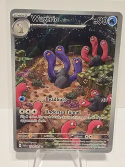 Wugtrio 224/091 Illustration Rare - SV: Paldean Fates Pokemon Card - Image 1