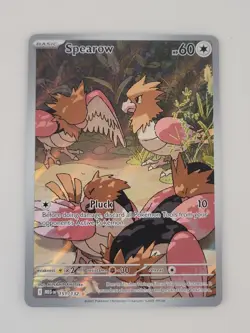 Spearow Illustration Rare 2025 Mega Evolution 151/132 Pokemon Card - FREE SHIP - Image 1