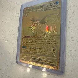 Pokemon Mega Greninja Ex Gold Card Chaos Rising 122/086 w/ Top Loader. - Image 3