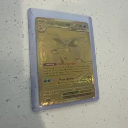 Pokemon Mega Greninja Ex Gold Card Chaos Rising 122/086 w/ Top Loader. - Image 4
