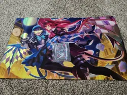 Evil Twins Amanda Lapalme Manamoon FC + Foil Mat Signed Yugioh - Image 1